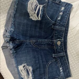 Guess Dark Blue Denim Shorts